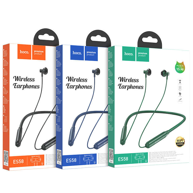 HOCO ES58 Sound Tide Wireless Neckband Earphones