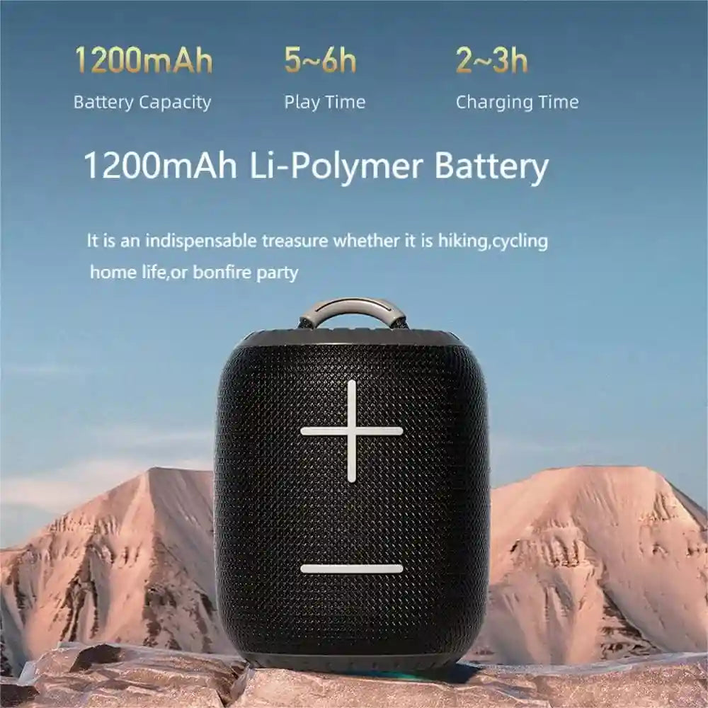 Awei Y526 Portable Bluetooth Speaker – 6 W, 1,200 mAh, IPX4 Water Resistant