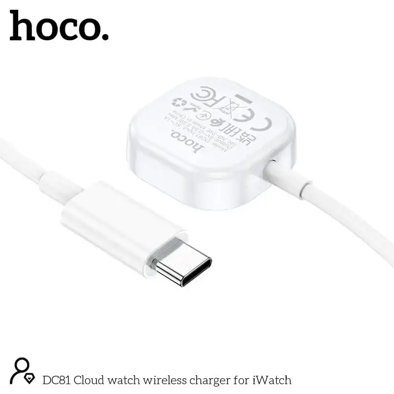 HOCO DC81 Cloud Series – Portable Magnetic Wireless Charger for Apple Watch